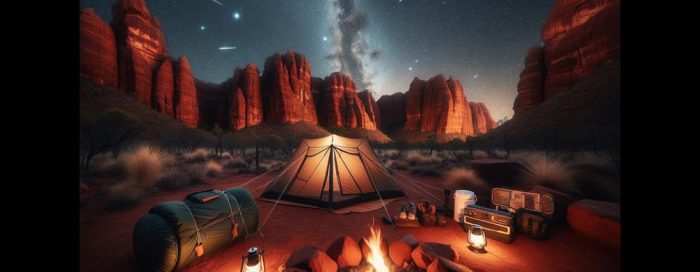 affordable camping in australian outback