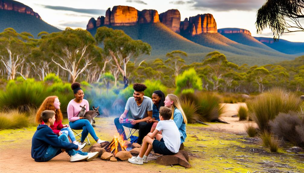 australian mountain range beauty