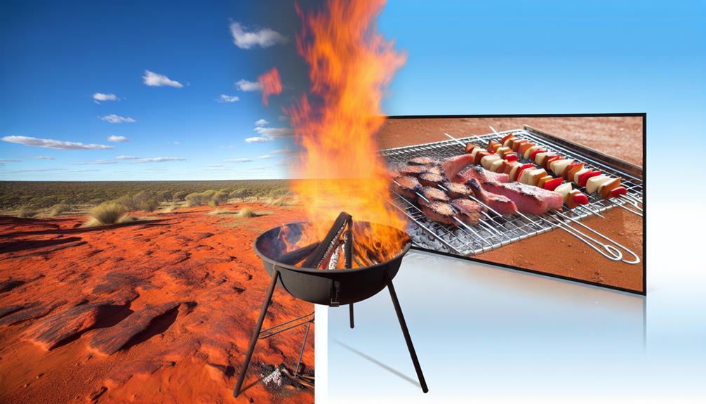 delicious grilled meats outdoors