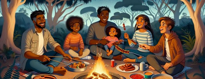 family friendly camping meals australia