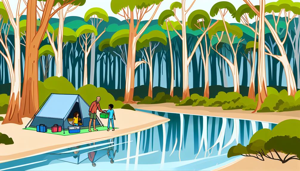 family friendly secluded camping options
