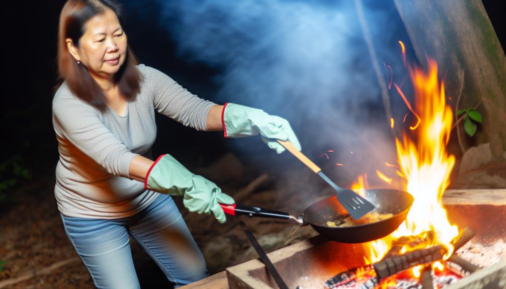 outdoor cooking safety precautions