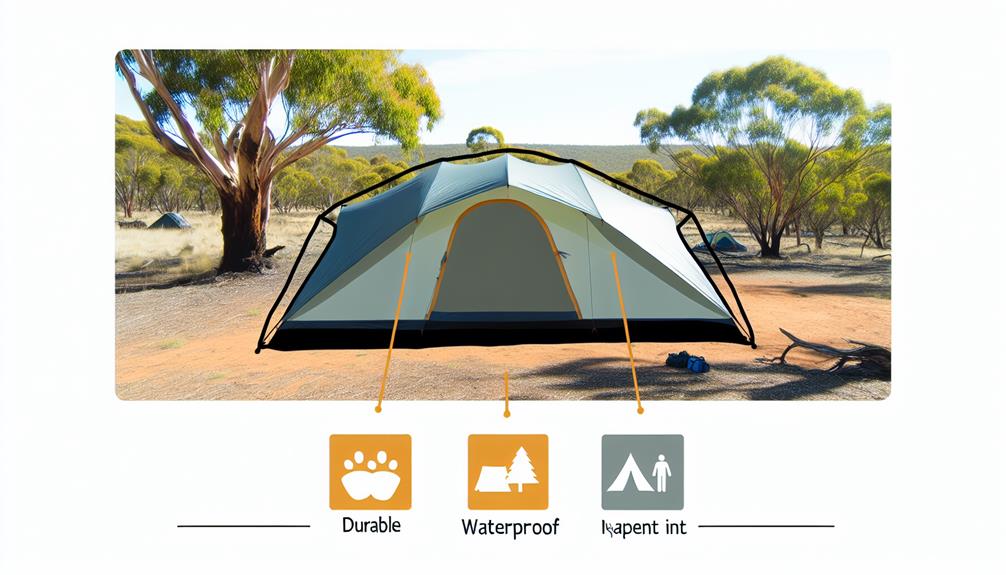 quick and spacious camping tent