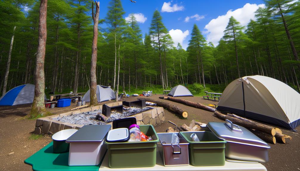 reducing camping site allure