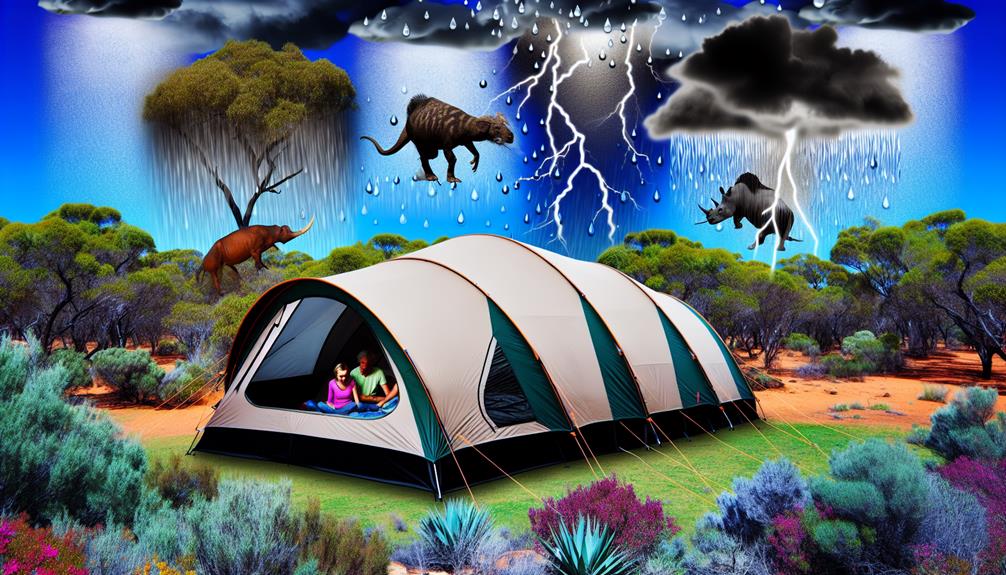 spacious 9 person dome tent